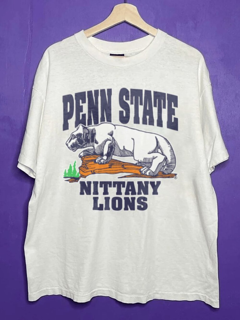 Vintage Penn State Nittany Lions Football Shirt, Penn State University Shirt Tee